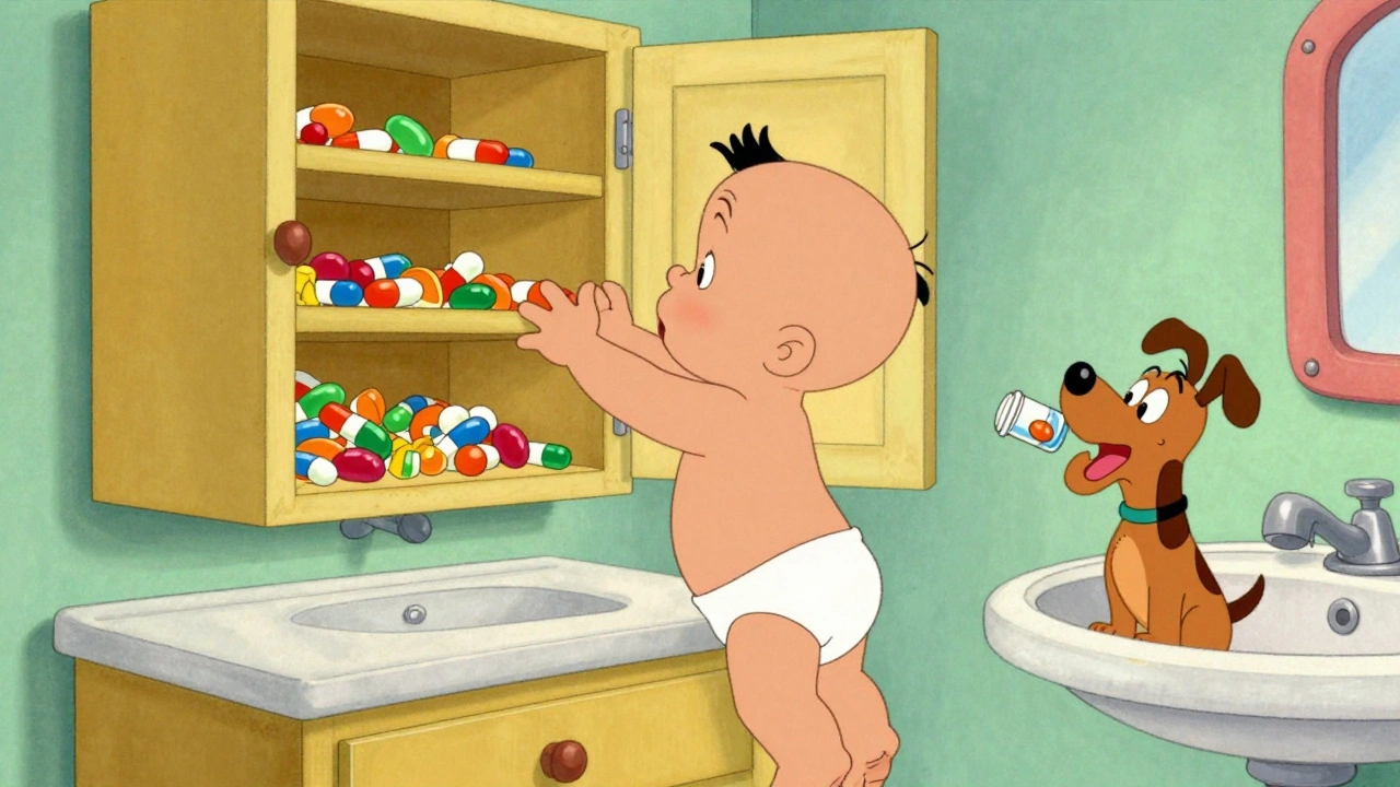 How to Keep Medications Safe from Children and Pets at Home