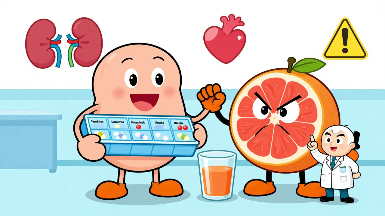 Organ Transplant Recipients: Immunosuppressant Drug Interactions and Side Effects